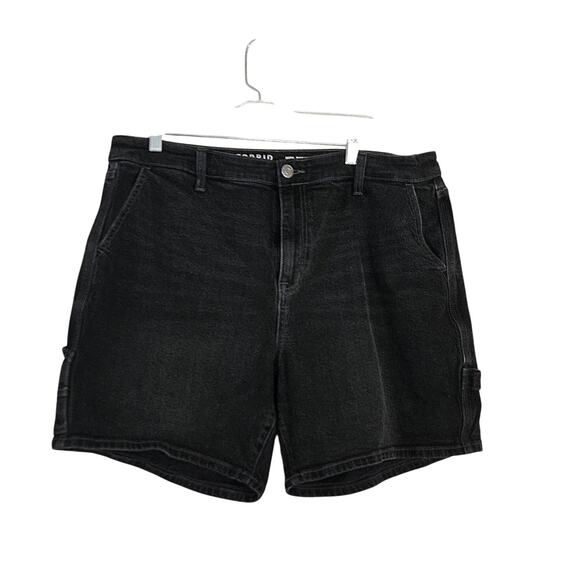 torrid Pants - Torrid 7'' High-Rise Dad Carpenter Short Black Sz 18 EUC